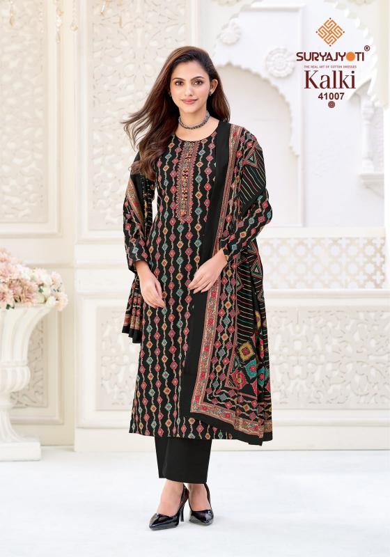Suryajyoti kalki vol 41 dress material wholesale market in kolkata